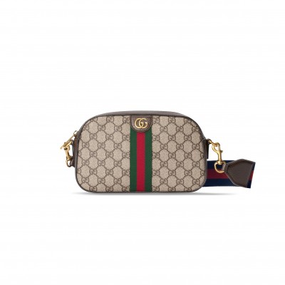 GUCCI OPHIDIA SMALL CROSSBODY BAG  ‎752591 (23.9*15.2*6.9cm)